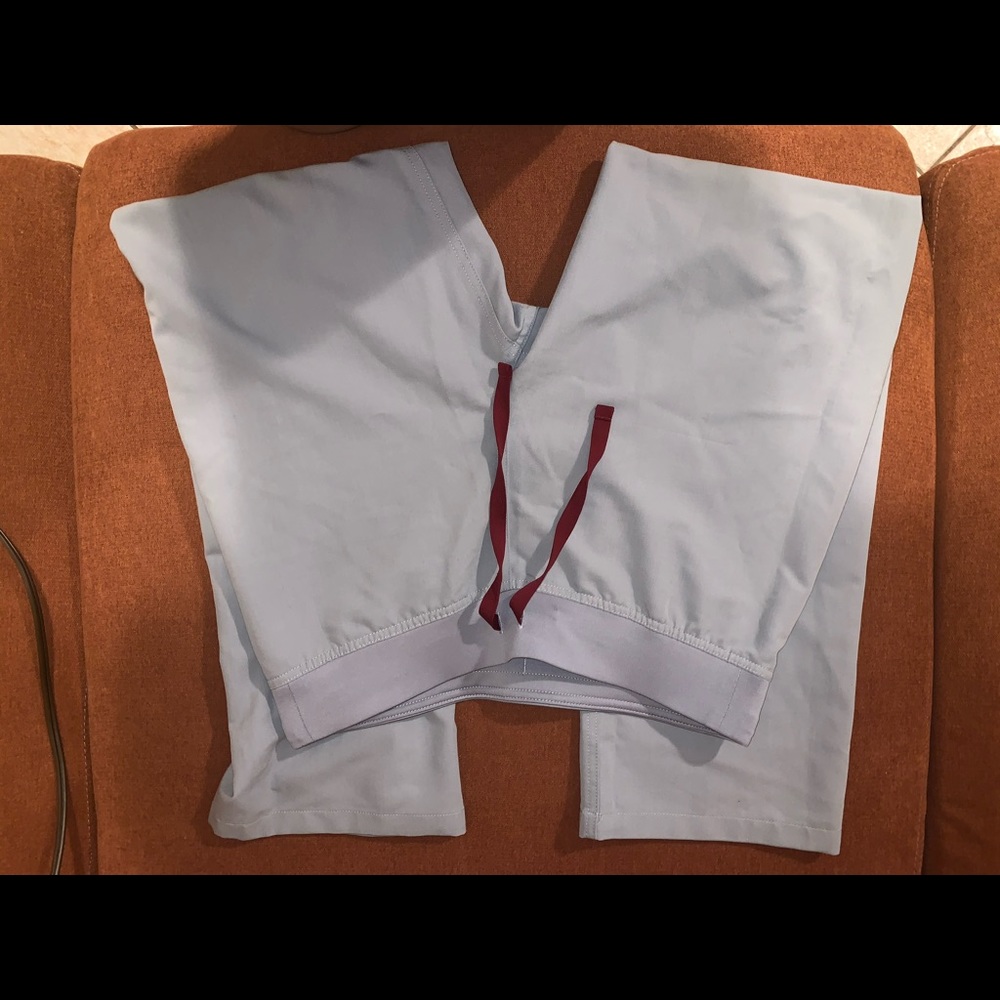 EDITED: FIGS KADE***cement colored pant. Like new